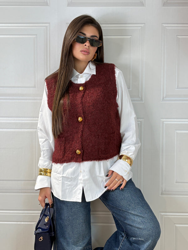 Gilet in lana Made In Bordeaux