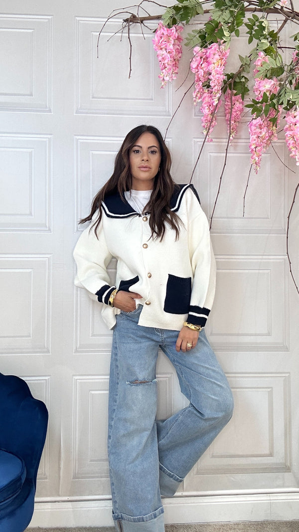 Cardigan Marina Bianco