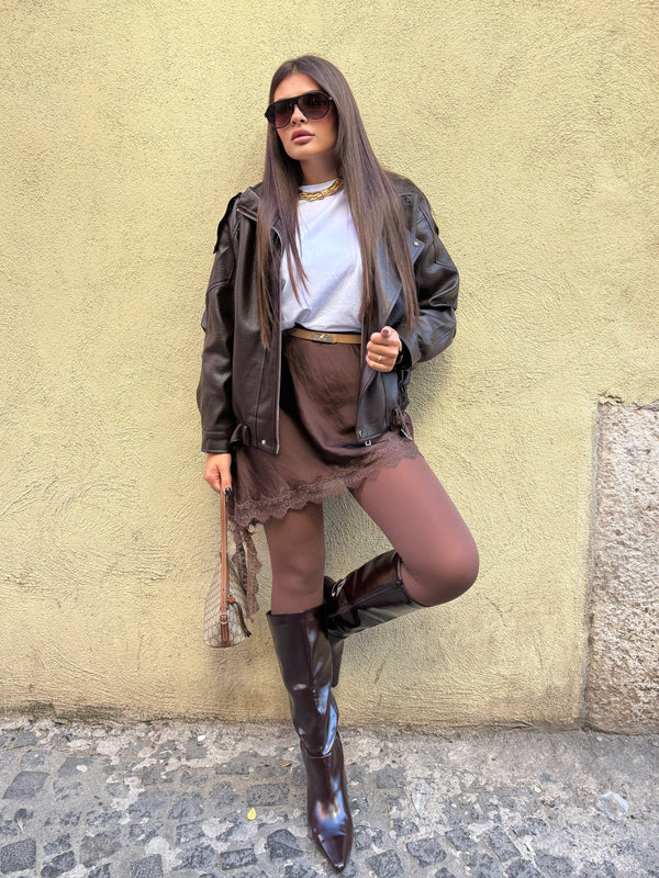 Collant Lety marrone