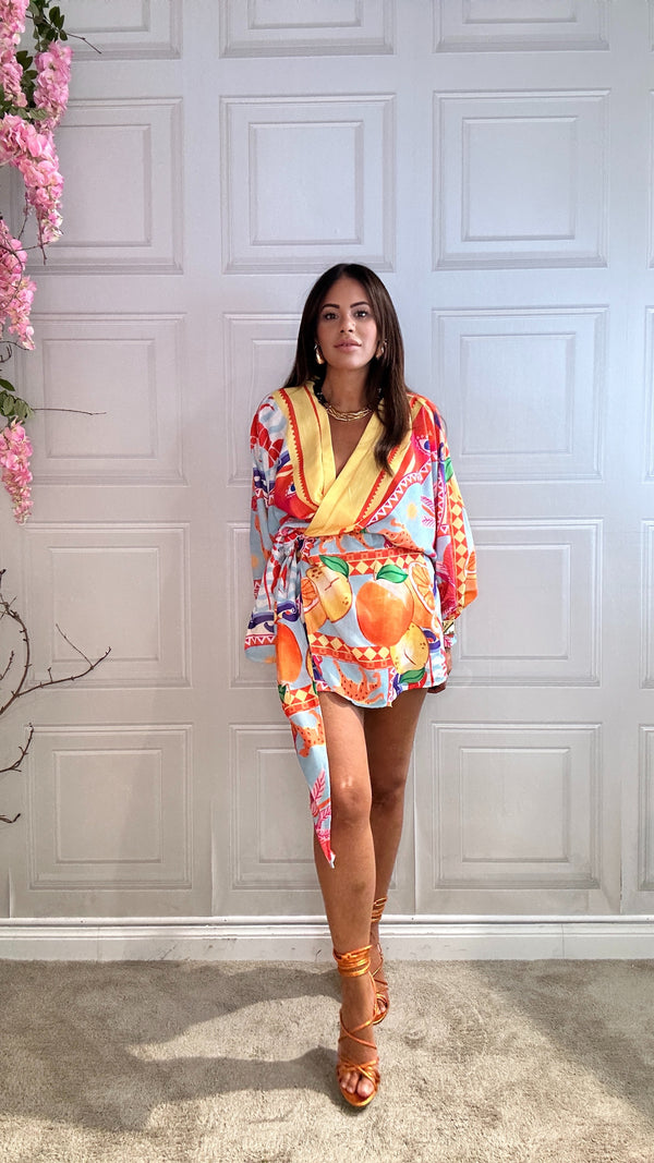 kimono Esmeralda giallo
