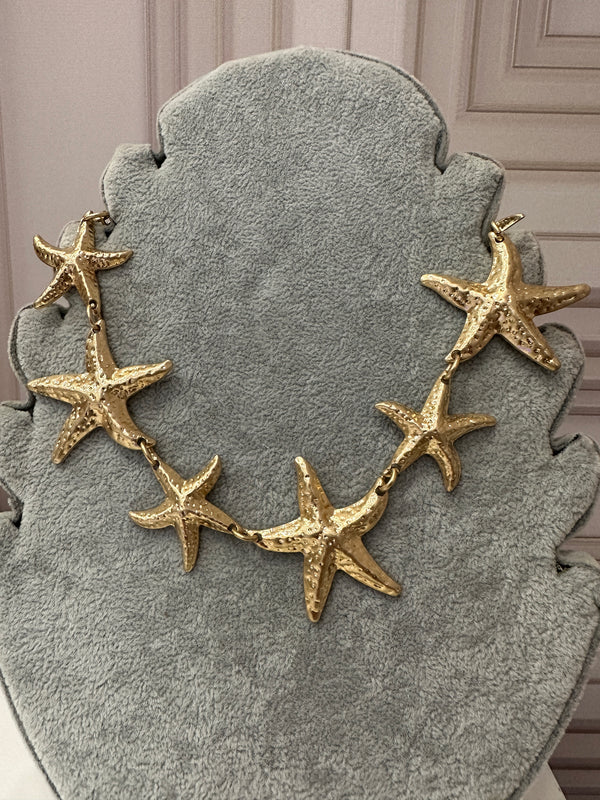 Collana stella marina oro