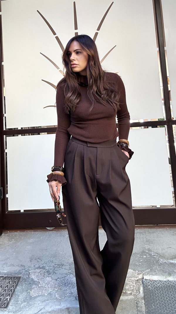 Pantaloni  Grace Cioccolato