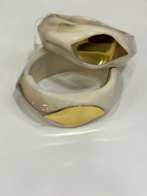 Bracciale in osso panna