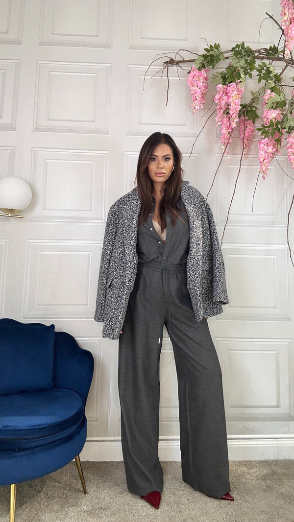 Giacca over Mongolia Bianca & Nero