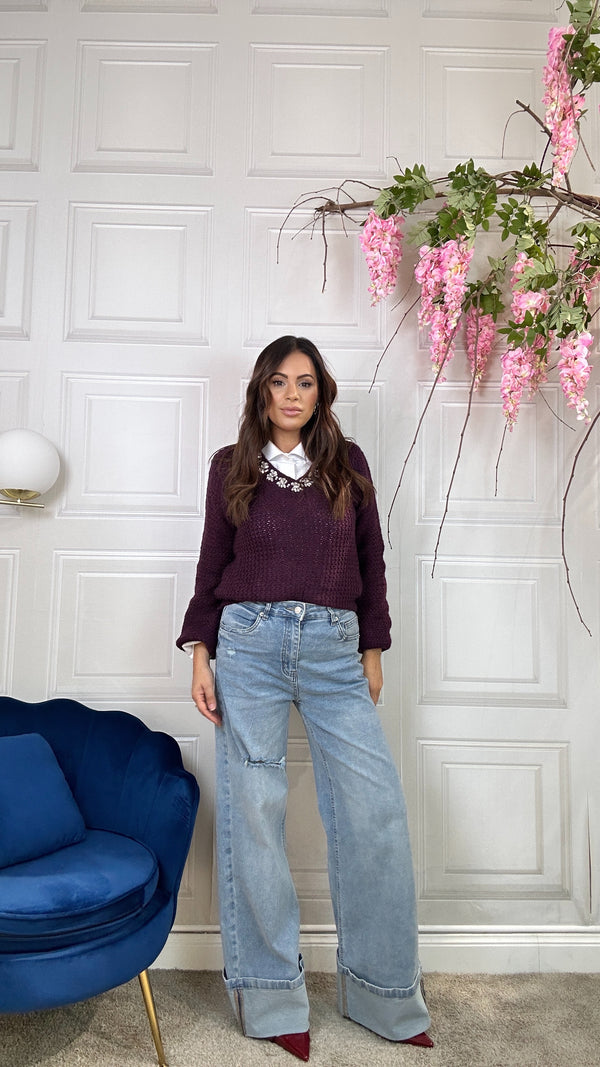 Maglioncino Luxury Vino