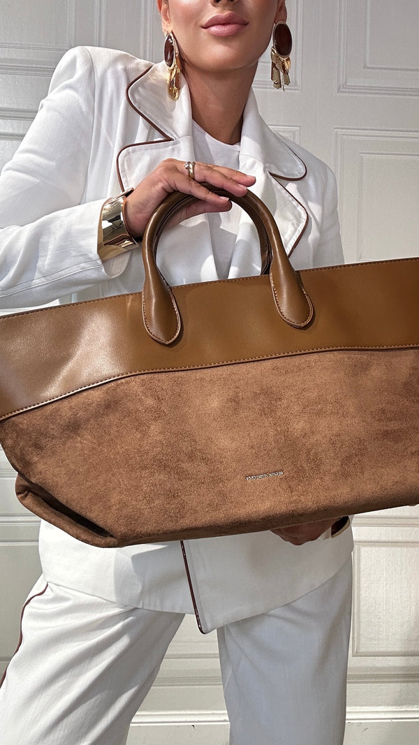 Borsa Iconic Andrea camel