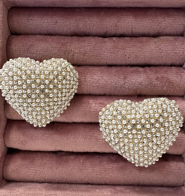 Orecchìni Cuore&Perle