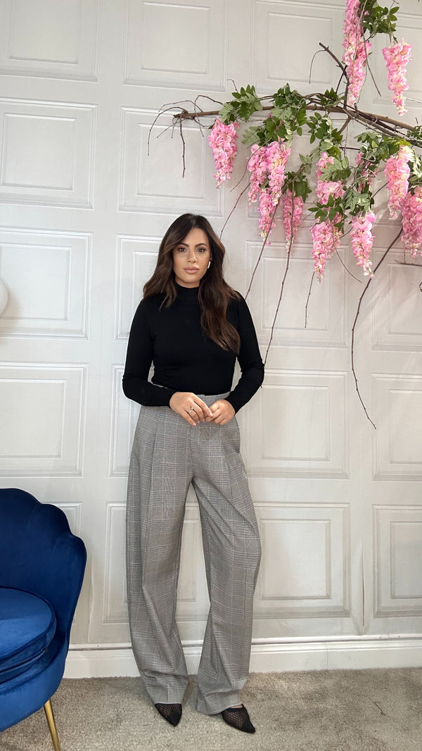 Maglia dolce vita mezzo collo  nero