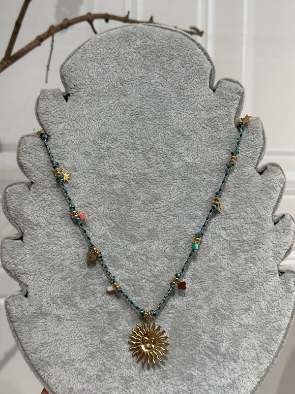Collana Sole Azzurro