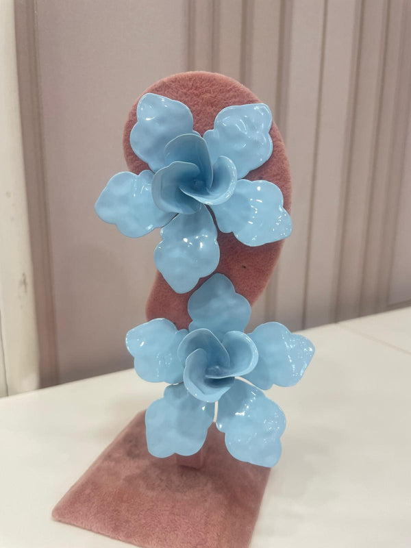 Orecchìni Fiore Celeste