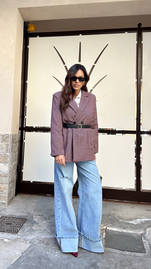 Jeans piegone chiaro