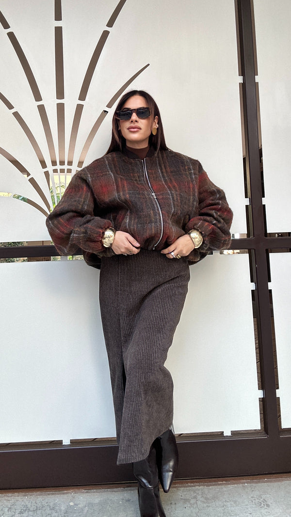 Giubbotto Giada C. By Lumina Marrone