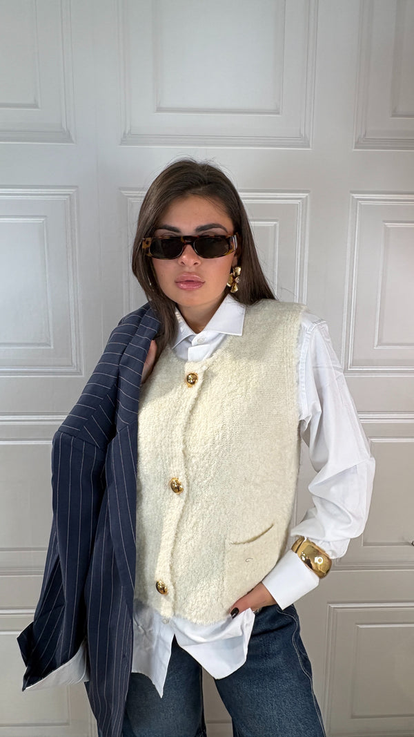 Gilet in lana Made In Panna