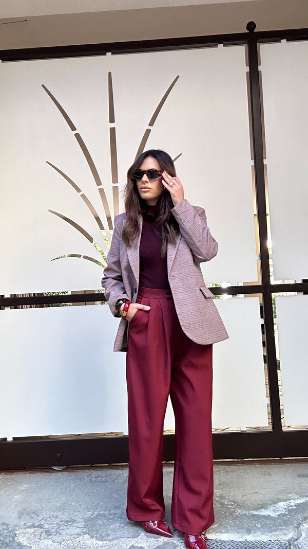 Giacca Grace spille Bordeaux