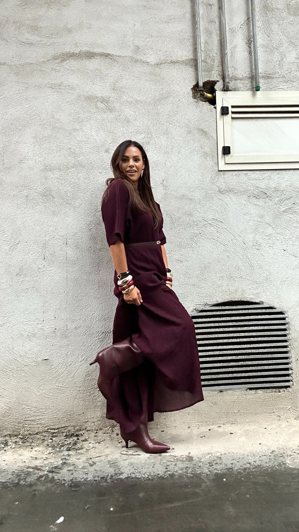 Abito Giordana Bordeaux