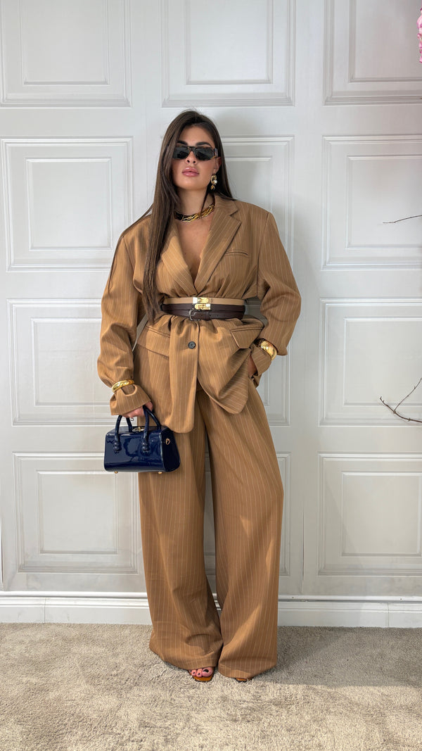 Tailleur lumina a righe