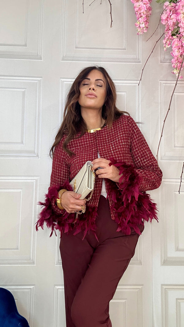 Giacca Zaira Bordeaux