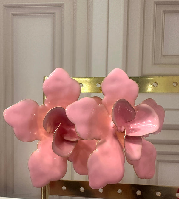 Orecchìni Fiore Rosa