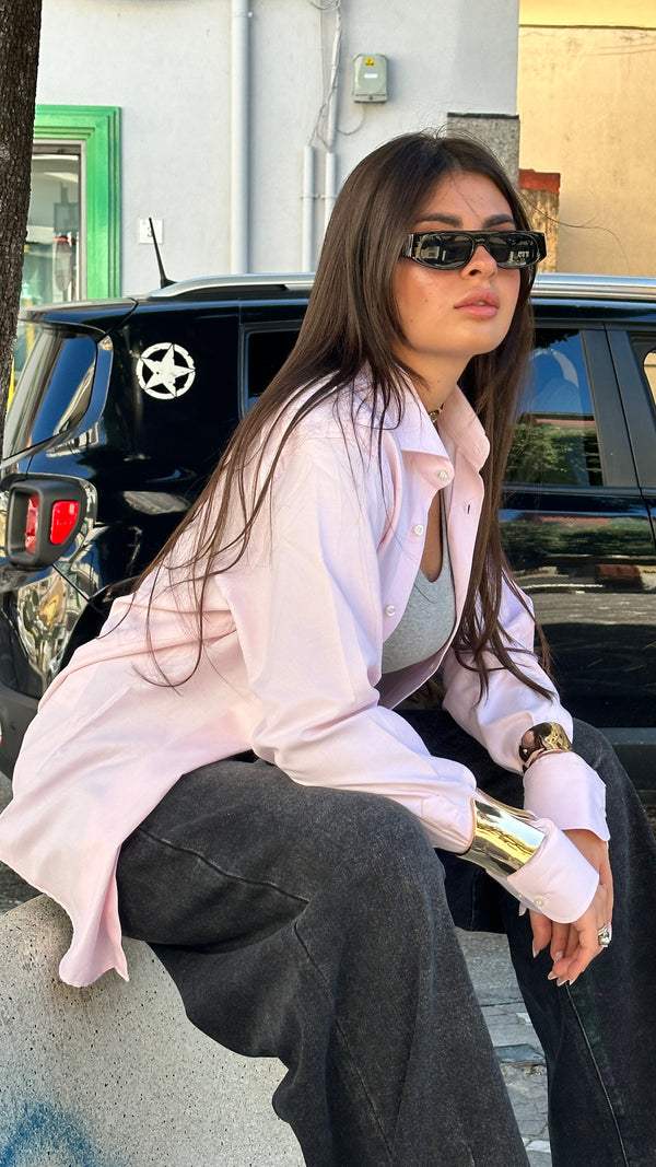 Camicia Oxford Rosa