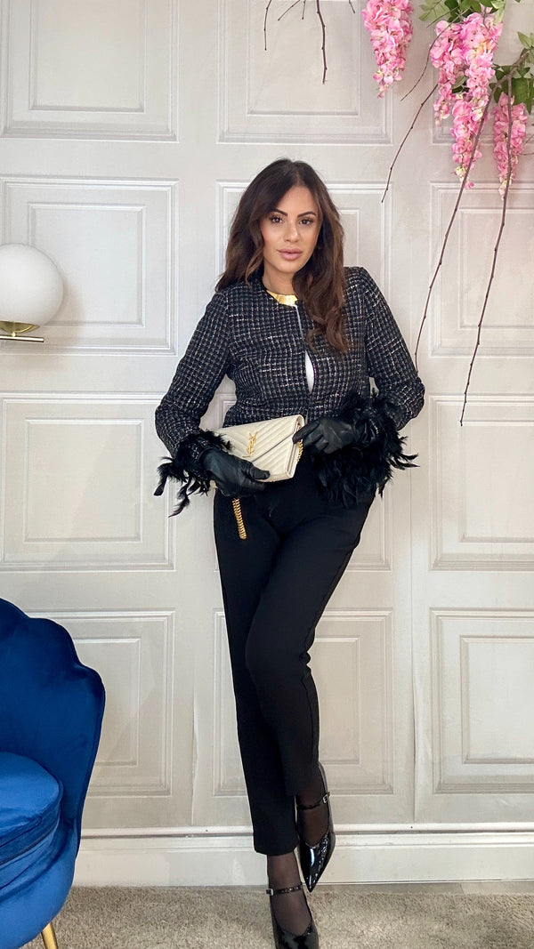 Pantaloni Zaira Nero