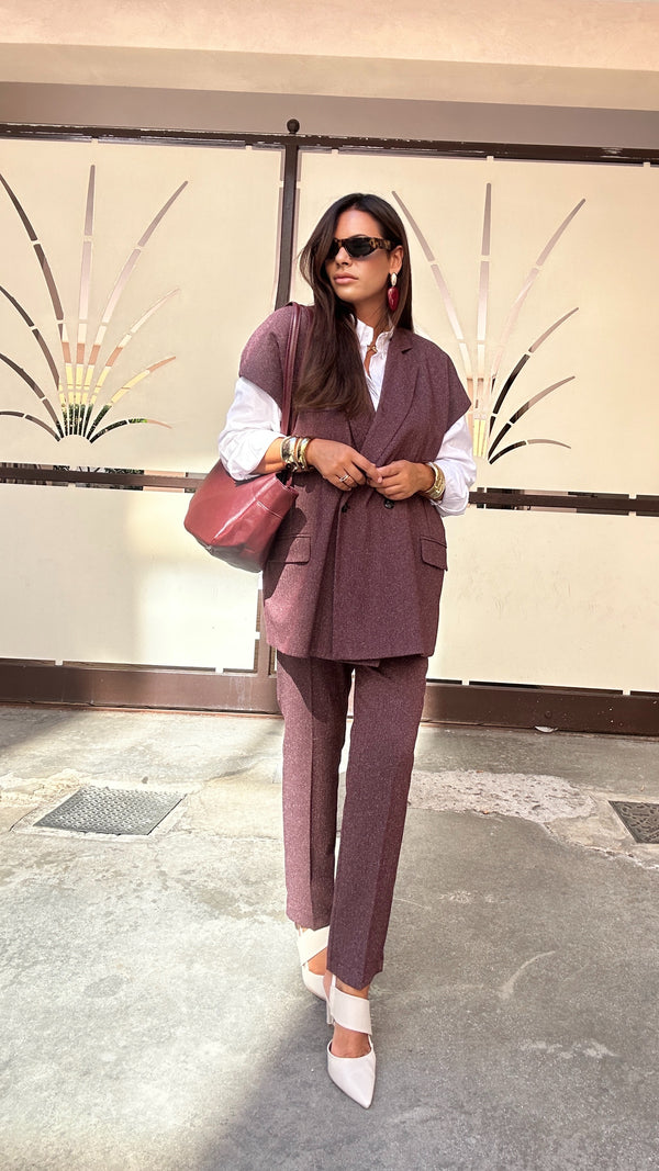 Gilet Arianna vino
