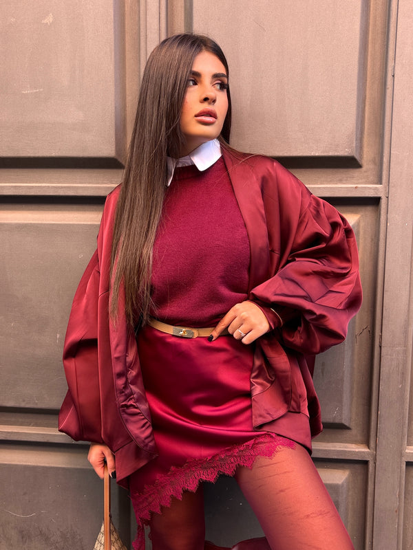 Giacca Vanity bordeaux