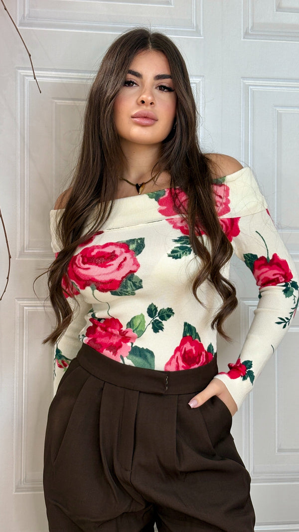 Maglia Rose panna