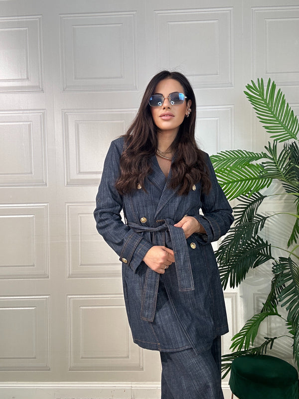 Trench in denim by Le Robe