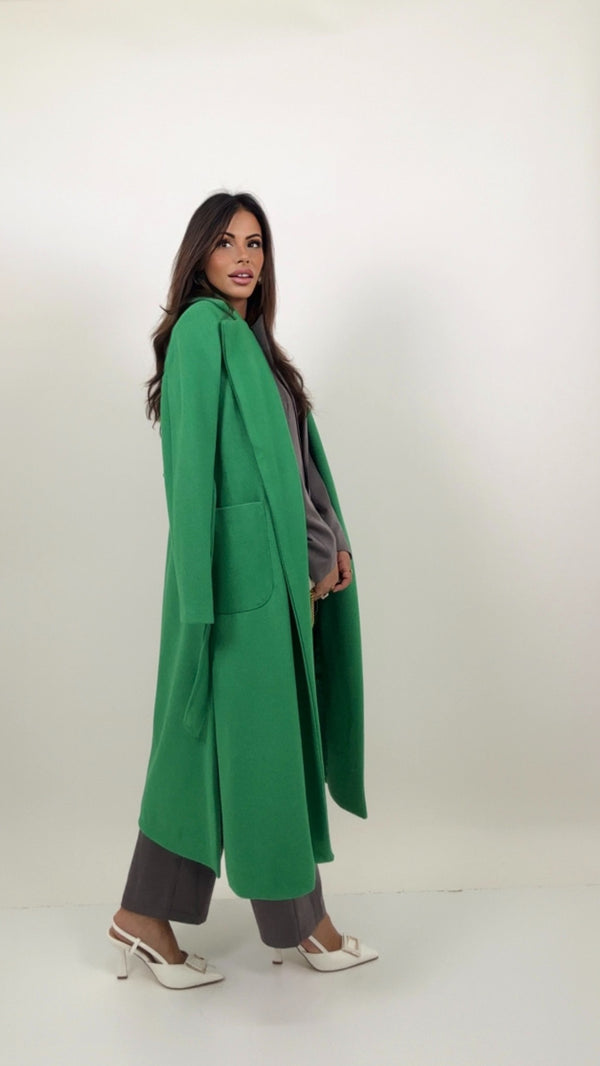 Cappotto Ginevra Verde Smeraldo